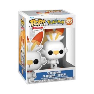 Funko Pop! Games: Pokemon - Scorbunny - Hopplo - Vinyl-Sammelfigur - Geschenkidee - Offizielle Handelswaren - Spielzeug Für Kinder und Erwachsene - Video Games Fans - Modellfigur Für Sammler