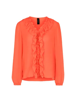 marc cain remix - Blusen / Hemden Weiblich bright tomato - Gr. - 42