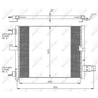NRF Klimakondensator Hyundai Atos 35360