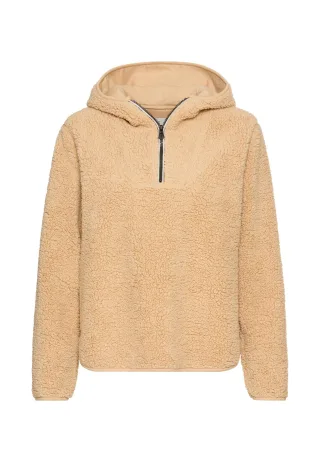 camel active - Kapuzenpullover aus Teddyfleece caramel - Gr. - XS
