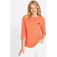 Sieh an! T-Shirt Ringelshirt 3/4-Arm