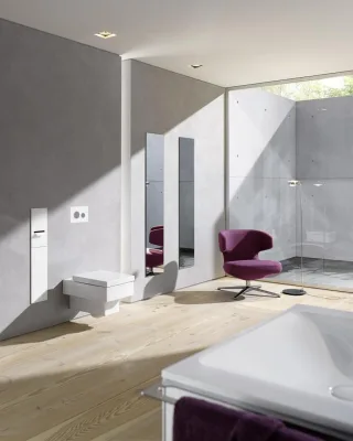 emco Schrankmodul asis 2.0, aluminium / Spiegel Unterputz, 1584 mm, mit Doppelspiegeltür, 972209913 972209913