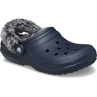 Crocs Klassische Fleecegefütterte Thermoplast Herren Clogs in Marineblau