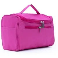 Intirilife Kosmetiktasche (Tragbare Kosmetiktasche in PINK), Koffer Kulturbeutel mit Tragegriff