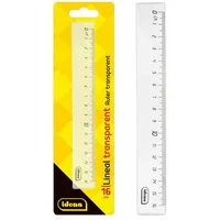 Idena Lineal Idena Lineal transparent 16 cm – für Schule & Büro