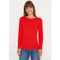 CECIL Langarmshirt aus reiner Baumwolle