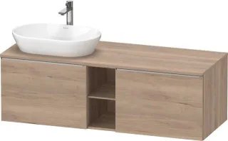 Duravit D-Neo Konsolen-Waschtischunterbau wandhängend 1400x550x459 Az 2 Ei DE4950L70550000