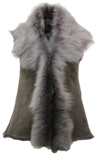 Damen-Shorts-Gilet-Denver aus Toscana-Lammfell