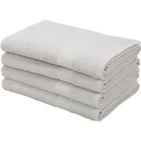 OTTO home Duschtücher Juna, als Set und Serie erhältlich, 4 Duschtücher, 70x140cm, Walkfrottee (4-St), Handtuch Set, 100% Baumwolle, mit Bordüre, Uni-Farben, weich