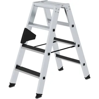 Munk Stufen-Stehleiter beidseitig begehbar mit clip-step R13 - 041637