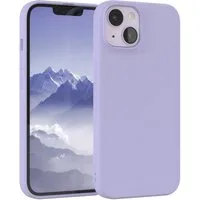 EAZY CASE Handyhülle für Apple iPhone 14 Hülle Silikon 6,1 Zoll, Silikonhülle stoßfest Smart Slimcover Case Dünn Blau Lila
