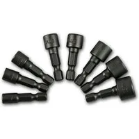 ToolTech Bit-Set Bitsatz "Nüsse 5-13mm", 8-teilig, Steckschlüssel