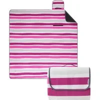 Picknickdecke XXL eco-line Picknickdecke ca. 200x200, wometo, Oberseite 100% recyceltes Fleece, wasserdicht