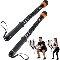 AFKSMILE Handmuskeltrainer Weighted Battle Rope Ohne Seil, Verstellbare Battle Ropes für Zuhause, Silikon Griff für Ganzkörperstraffung, Fettverbrennung, Krafttraining