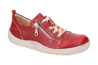 Eject 19622.008 Damen Halbschuhe OCEAN Rot Bordeaux Echtleder Sportlich Schn?...