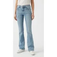 MAC Bootcut-Jeans DETROIT flared Aufwendig gearbeitete Details an den Vordertaschen