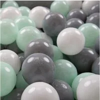 KiddyMoon Bällebad-Bälle ZK6 (Baby Plastikbälle Spielbälle), Made in Europe