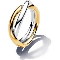 Pandora Fingerring Pandora Bicolor Verschlungene Bänder Ring 163262C00 Damenring