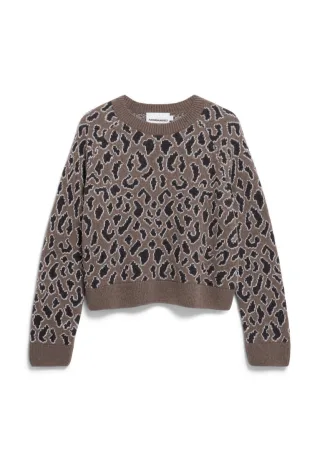 Armedangels - Pullover - Diliriaa Leopaa braun - Gr. - M