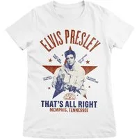 Elvis Presley Signature Product T-Shirt Thats All Right Girly Tee