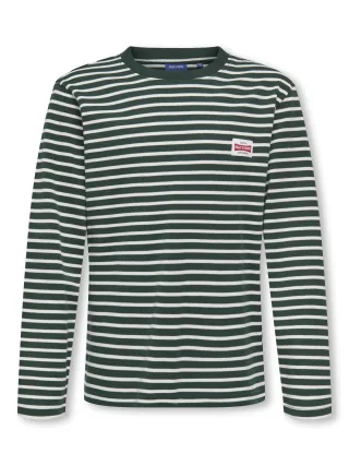 KIDS ONLY - OSJDAWSON REG LS STRIPE TEE Pine Grove - Gr. - 152