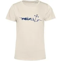 tomBrook T-Shirt Damen Kurzarm-Shirt Moin-Anker-Print - Sommershirt Baumwolle Maritim Damenshirt Regular Fit, Glatte & weiche Oberfläche, Rundhalsausschnitt
