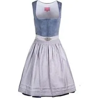 Krüger Madl Dirndl Dirndl Aurela 60cm Länge hellblau