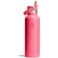 Hydro Flask Trinkflasche 21 OZ Standard Flex Straw Cap, 621 ml, TempShield® doppelwandige Vakuumisolierung