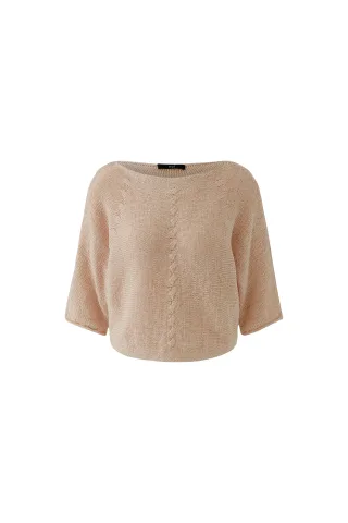 Oui - Pullover peach whip - Gr. - 36