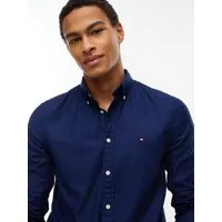 Tommy Hilfiger Langarmhemd FLEX DOBBY SLIM FIT Slim Fit Dobby Structure