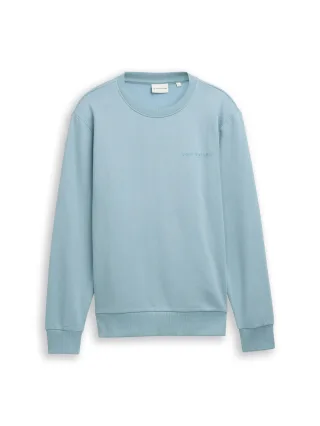 Tom Tailor - Sweatshirt mit Logo-Print tourmaline - Gr. - XL