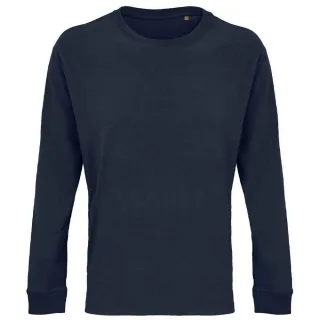 SOLS Unisex Pioneer Langarm-T-Shirt aus Bio-Baumwolle für Erwachsene (French Navy)