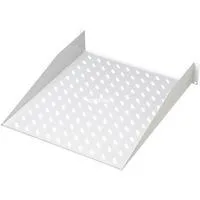 Fachboden zum Festeinbau in 483 mm (19")-Schränke grau, 2 HE