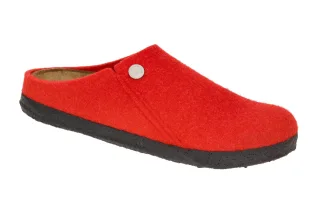 Birkenstock 1025014 ZERMATT RIVET SPLIT Clogs - Active Red Textil-Filz Haussc...