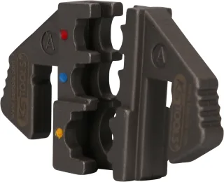 KS Tools Paar Crimp-Einsätze für isolierte Kabelschuhe, Ø 0,5 - 6 mm - 115.1415