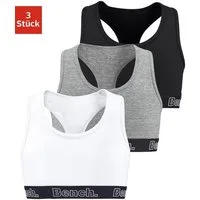 Bench. Bustier (Packung, 3-tlg) in sportlicher Optik mit Ringerrücken