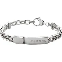 Diesel Armband Schmuck Edelstahl Armschmuck Panzerkette ID Armband Stacked
