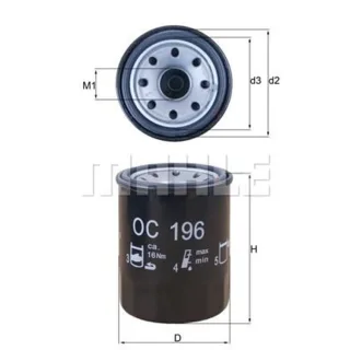 Mahle ?lfilter Citroen Fiat Ford Mazda Opel Peugeot Volvo