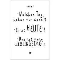 Posterlounge Wandbild Lieblingstag, Ohkimiko, erhältlich als Poster, Leinwandbild, Wandsticker oder Acrylglasbild