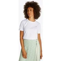 Tommy Hilfiger T-Shirt REG CONTRAST FLAG SS TEE mit Logostickerei