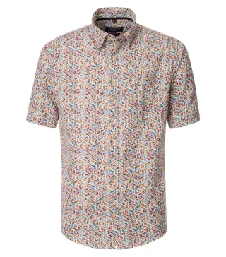 CASAMODA - Leinenhemd rot - Gr. - XL
