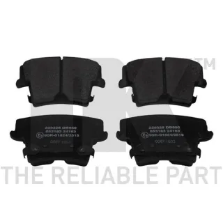 NK Bremsbel?ge hinten Dodge Nitro Jeep Cherokee Compass Wrangler