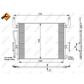 NRF Klimakondensator 35655