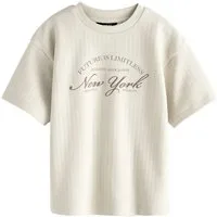 Next T-Shirt Strukturiertes, kurzärmeliges T-Shirt (1-tlg)