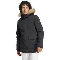 adidas Performance Parka Hooded Fur Parka (wasserabweisend) schwarz Herren