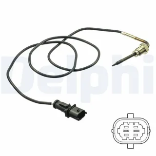 Delphi Abgastemperatursensor Fiat Bravo Stilo 1,9