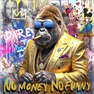 Aludibondbild CRAZY GORILLA