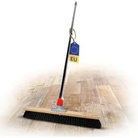 Novaliv Kehrgarnitur 30607-19444-1x, (1-tlg), Novaliv Großer Besen Saalbesen 60 cm mit Teleskopstiel Borsten Kunstbo
