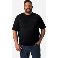 Men Plus T-Shirt T-Shirt Halbarm Bauchfit Basic Rundhals