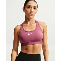 Nike Sport-BH W NK SWSH MED SPT BRA mit klassischem Swoosh-Design